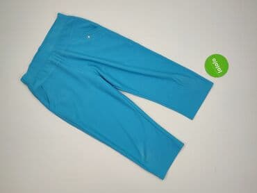legginsy damskie plus size: Material trousers for women, size S (EU 36) — 2
