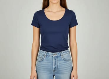 basic t shirty hugo boss: Janina, T-shirt damski, rozmiar S — 6