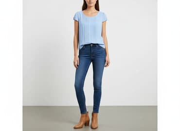 plisowane bluzki: H&M, Bluzka damska, rozmiar M — 7