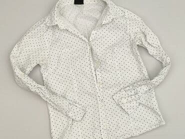 biala koszulka basic: Shirt 11 years, condition - Very good, pattern - Peas, color - White — 1