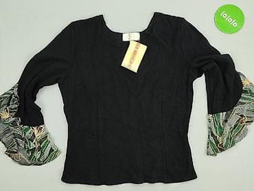 czarne bluzki boho: Bluzka damska, rozmiar 2XL — 2