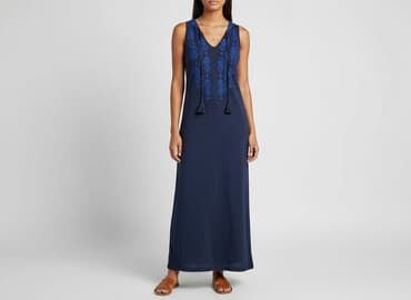 sukienki maxi na wesele niebieska: H&M, Sukienka damska, rozmiar S — 6