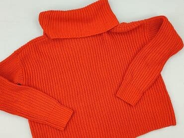 akrylowy sweter: Golf damski, rozmiar L — 1