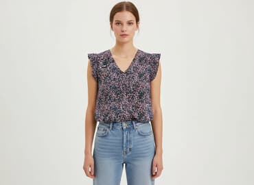 bluzka z dekoltem sinsay: Sinsay, Bluzka damska, rozmiar M — 1