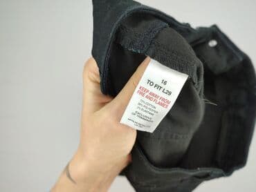 czarne szerokie jeansy: Papaya, Jeansy damskie — 5