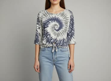 koszulki z nadrukiem krawata: Bluzka damska, rozmiar L — 5