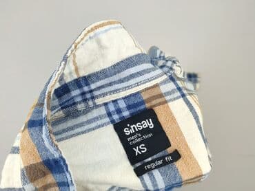 czerwona koszula sinsay: Sinsay, Сорочка для чоловіків, розмір XS — 4