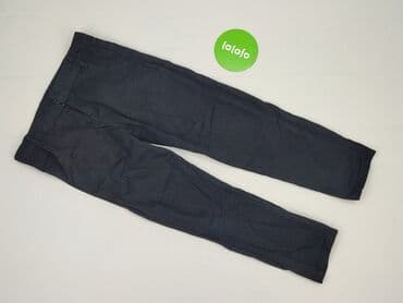 spodnie woskowane czarne: Material trousers, 9 years, 128/134, condition - Perfect — 2