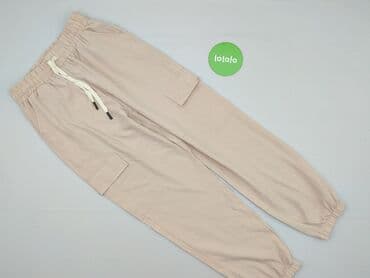 spodnie bojówki dresowe: Spodnie cargo damskie, rozmiar L — 2