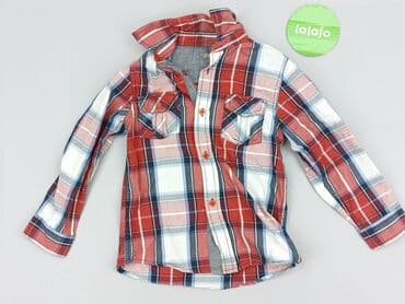 marynarka i koszulka: Shirt 5-6 years, condition - Very good, pattern - Cell, color - Multicolored — 2