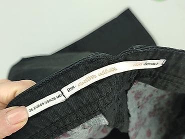 pull and bear baggy jeans: Bershka, Spodnie materiałowe damskie, rozmiar S — 4