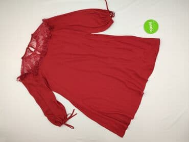 czerwona długa sukienki: Sukienka damska, rozmiar S — 3