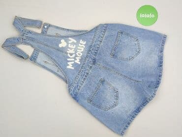 jeansy z myszka miki: Mickey & Minnie, Ogrodniczki damskie, rozmiar S — 3