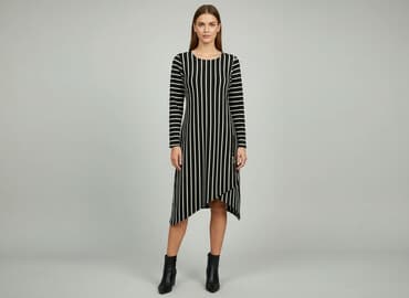 zara sukienka z prążkowanej dzianiny: Zara, Sukienka damska, rozmiar S — 1