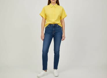 vistula koszule z krótkim rękawem: St Michael, Women`s shirt, size L — 1