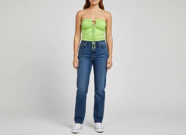 stroje kąpielowe dwuczęściowe wysokie majtki: Top damski, rozmiar 2XL — 6