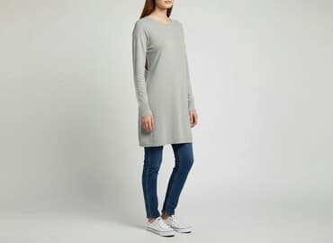 szare sukienki: Sukienka damska, rozmiar M — 5