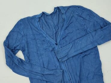 sweter w paski z serduszkiem: Kardigan damski, rozmiar S — 1