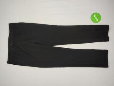 legginsy woskowane wysoki stan: Spodnie materiałowe damskie, rozmiar M — 2