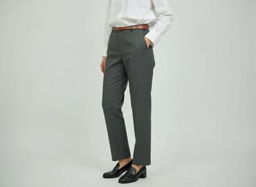 koszulka z numerem h m: H&M, Spodnie materiałowe damskie, M — 7