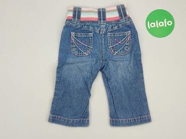 джинсова куртка: Denim pants, George, 9-12 months, condition - Very good — 3