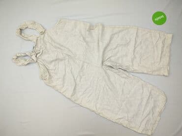 lidl spodnie z lnem: F&F, Ogrodniczki damskie, XL — 2