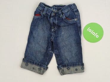 spodnie do szarej marynarki: Denim pants, George, 3-6 months, condition - Very good — 2
