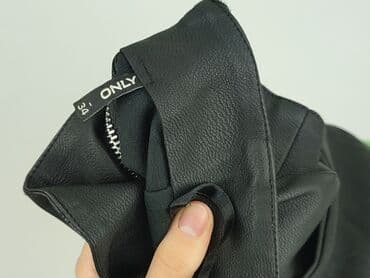 spódniczka czarne eko skóra: ONLY, Spódnica damska, rozmiar XS — 6