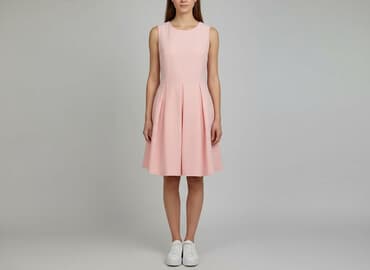 różowa sukienki długa: Sukienka damska, rozmiar M — 6