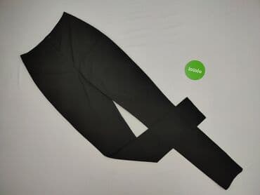 jakie rajstopy do srebrnej sukienki: Boohoo, Material trousers for women, size S (EU 36) — 2