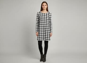 sukienka w szachownicę: Women`s dress, size M — 1