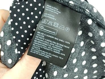 czarne bluzki w biale grochy: H&M, Bluzka damska, rozmiar S — 5
