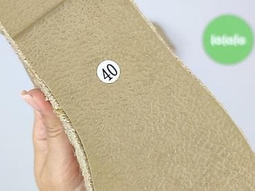 bape klapki: Męskie espadryle w kolorze beżowym, rozmiar 40. - Cholewka — 4