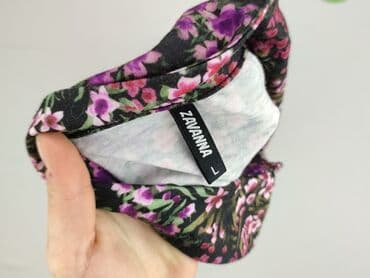 niebieska satynowa sukienka zara: Bluzka damska, rozmiar L — 4