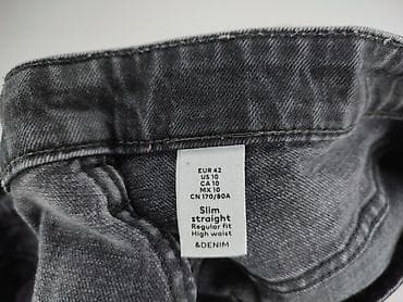 hm dresy szare: H&M, Jeansy damskie, rozmiar XL — 4