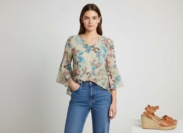 bluzka w kwiaty new yorker: Orsay, Bluzka damska, rozmiar S — 6