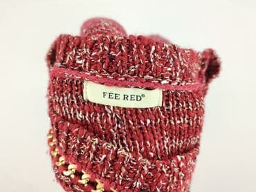 poliamid w swetrze: Red, Sweter damski, rozmiar One size — 4