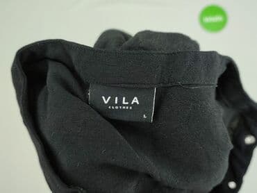 czarne bluzki z chokerem: Vila, Bluzka damska, L — 4