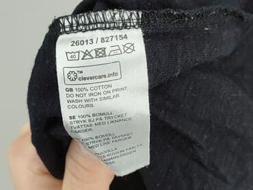 czarne koszulki damskie z nadrukiem: H&M, Футболка жіноча, розмір S — 6