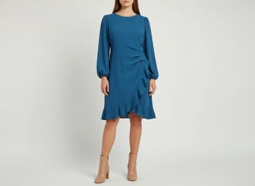 satynowe sukienki mini: Sukienka damska, rozmiar S — 5