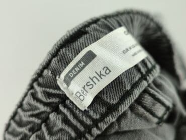 spodnie dresowe z napisami: Bershka, Spodnie cargo damskie, rozmiar M — 4