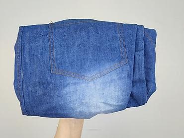 jeansy bez elastanu: Spódnica damska, rozmiar L — 7