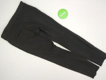 legginsy damskie marszczone: H&M, Spodnie materiałowe damskie, M — 3