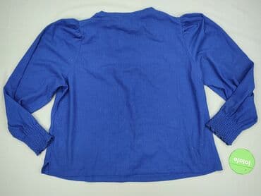 niebieski golf damski: Bluzka damska, rozmiar 3XL — 3