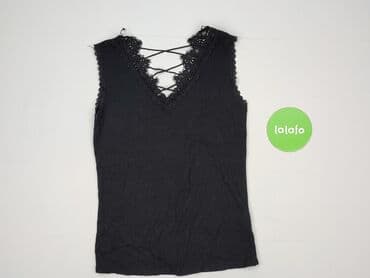 bluzki z długim rękawem dekolt w serek: Top damski, rozmiar S — 2