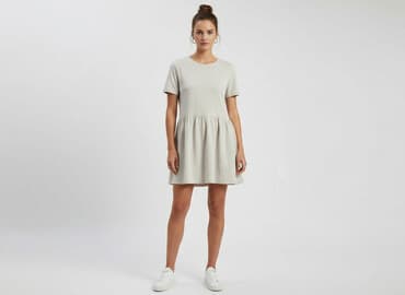 biała koszulowa sukienka zara: Zara, Sukienka damska, rozmiar M — 1