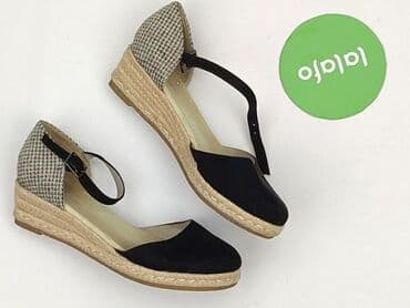 klapki z kokarda deezee: Sandałki 33, Używany — 3