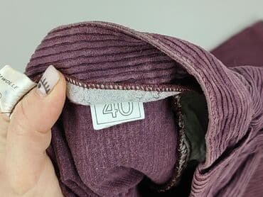 Women: Material trousers for women, L — 6