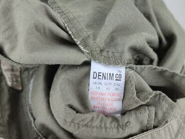 jeansy z asymetrycznym zapieciem: Denim Co, Spodnie materiałowe damskie, L — 4