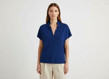 koszula niebieska hm: H&M, Bluzka damska, rozmiar S — 7